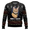 St The Cat Make It Meow Ugly Christmas Sweater - Image 1