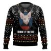 St The Cat Make It Meow Ugly Christmas Sweater Holiday Gift - Image 1