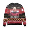 St The Next Generation Make It Snow Ugly Christmas Sweater - Image 2