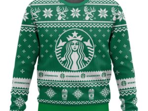 Starbucks Ugly Christmas Sweater Holiday Gift - Image 1