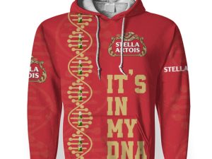 Stella Artois It's In My DNA-3D Unisex Hoodie - Image 1