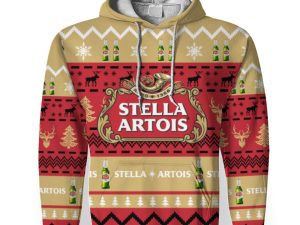 Stella Artois Shirts Beer Vintage Logo-3D Unisex Hoodie - Image 1