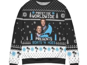Step Brothers Catalina Wine Ugly Christmas Sweaters - Image 1