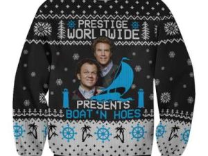 Step Brothers Ugly Christmas Sweater Present - Image 1