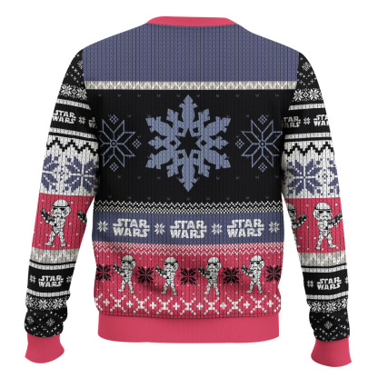 stormtrooper cosmic battles ugly christmas sweater 2 Stormtrooper Cosmic Battles Ugly Christmas Sweater - Image 2