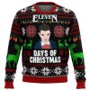 Stranger Things Eleven Days Of Xmas Ugly Christmas Sweater - Image 1