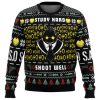 Study Hard Shoot Well Assassination Classroom Ugly Christmas Sweater - Image 1