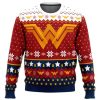 Super Heroes Wonder Woman Ugly Christmas Sweater - Image 1