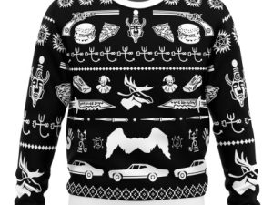Supernatural Symbol Ugly Christmas Sweater - Image 1
