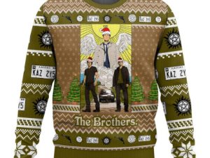 Supernatural Tv Show Ugly Christmas Sweater - Image 1