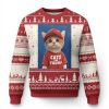 T Cat Ugly Christmas Sweater Cute Cats For T American - Image 1