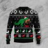 T Rex Ugly Christmas Sweater Christmas Sweater - Image 1