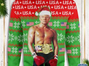 T Rocky Christmas Sweater Kv Unisex Funny Ugly Christmas Sweater - Image 1