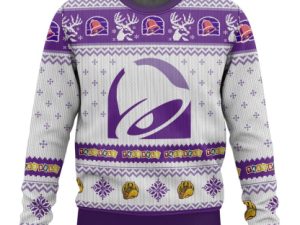 Taco Bell Ugly Christmas Sweater Xmas Gift - Image 1
