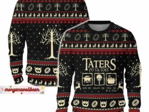 Taters Potatoes Ugly Christmas Sweater Taters Potatoes Sweater Christmas Sweater - Image 1