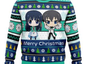 Tatsuya And Miyuki The Irregular At Magic High School Ugly Christmas Sweater - Image 1