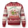 Teacher Ugly Christmas Sweater I Teach The Smartest Cookies Retro Groovy Xmas Cookies - Image 1