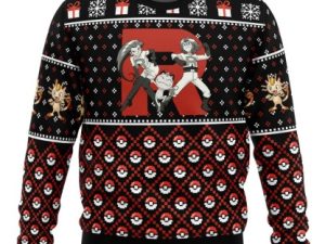 Team Rocket Ugly Christmas Sweater - Image 1