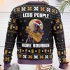 Thanos Less People More Bourbon Ugly Christmas Sweater - Image 2