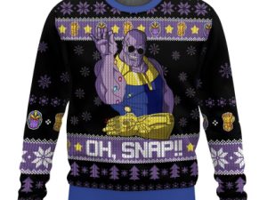Thanos Ugly Christmas Sweater - Image 1