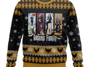 The Addams Family Ugly Christmas Sweater - Image 1