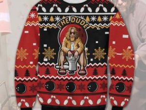 The Big Lebowski Dude Ugly Christmas Sweater - Image 1