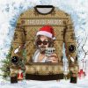 The Big Lebowski The Dude Abides Cute Christmas Gift Ugly Christmas Sweater - Image 1