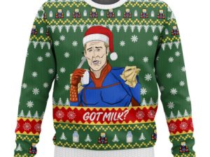 The Boys Meme Homelander Want Milk Ugly Christmas Sweater - Image 1