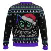 The Cheshire Cat Christmas In Wonderland Ugly Christmas Sweater - Image 2