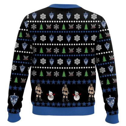 the chosen one drew mcintyre ugly christmas sweater 2 The Chosen One Drew Mcintyre Ugly Christmas Sweater - Image 2