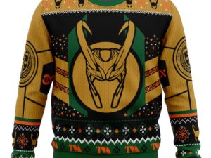 The Christmas Variant Loki Ugly Christmas Sweater - Image 1