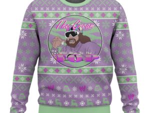 The Cream Always Rises To The Top Macho Man Ugly Christmas Sweater - Image 1