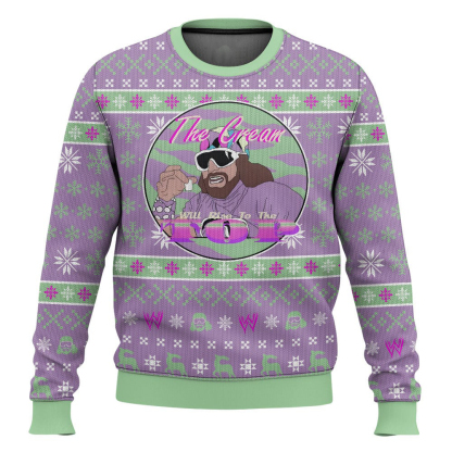 the cream always rises to the top macho man ugly christmas sweater 1 The Cream Always Rises To The Top Macho Man Ugly Christmas Sweater - Image 1