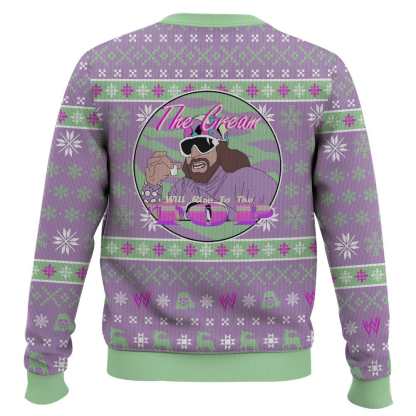 the cream always rises to the top macho man ugly christmas sweater 2 The Cream Always Rises To The Top Macho Man Ugly Christmas Sweater - Image 2