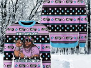 The Cream Of The Crop Macho Man Ugly Christmas Sweater - Image 1
