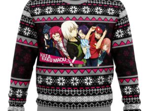 The Devils Crew The Devil Is A Part Timer Ugly Christmas Sweater - Image 1