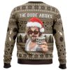 The Dude Abides The Big Lebowski Ugly Christmas Sweater - Image 2
