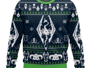 The Elder Scrolls V Skyrim Ugly Christmas Sweater - Image 1