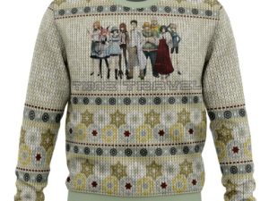 The Elite Team Steins Gate Ugly Christmas Sweater - Image 1