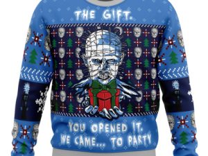 The Gift Hellraiser Ugly Christmas Sweater - Image 1