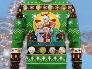 The Golden Girls Ugly Christmas Sweater - Image 1