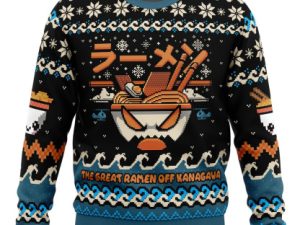 The Great Ramen Off Kanagawa Ramen Ugly Christmas Sweater - Image 1