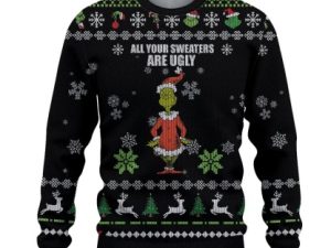 The Grinch Christmas Holiday Ugly Christmas Sweater - Image 1