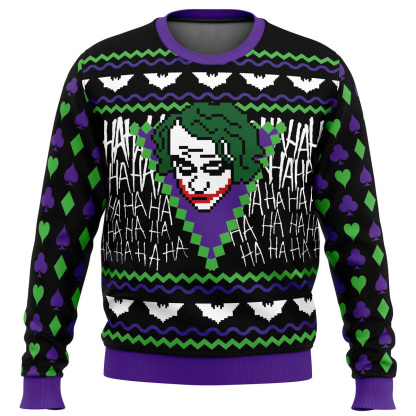 the joker ugly christmas sweater 1 The Joker Ugly Christmas Sweater - Image 1