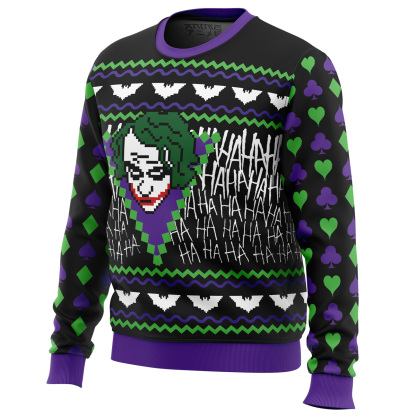 the joker ugly christmas sweater 2 The Joker Ugly Christmas Sweater - Image 2