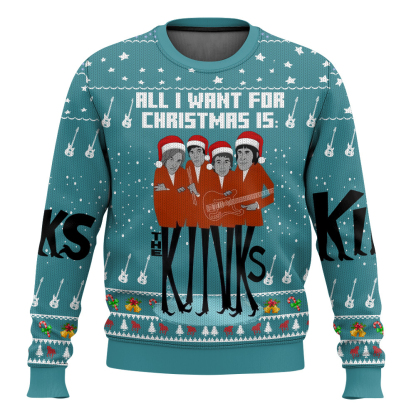 the kinks ugly christmas sweater 1 The Kinks Ugly Christmas Sweater - Image 1