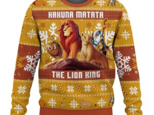 The Lion King Ugly Christmas Sweater Holiday Gift Holiday Gift - Image 1
