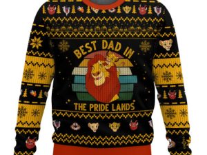 The Lion King Ugly Christmas Sweater Present - Image 1