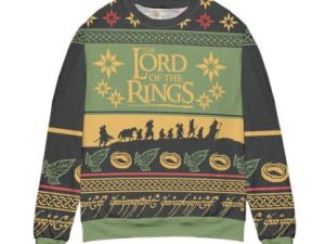 The Lord Of The Rings Ugly Christmas Sweater Holiday Gift - Image 1