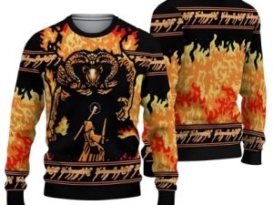 The Lord Of The Rings Ugly Christmas Sweater Unisex - Image 1